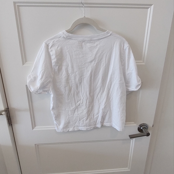 2 for $12 Sale! Fabletics Cropped Crew Neck Tee XL - Picture 3 of 7